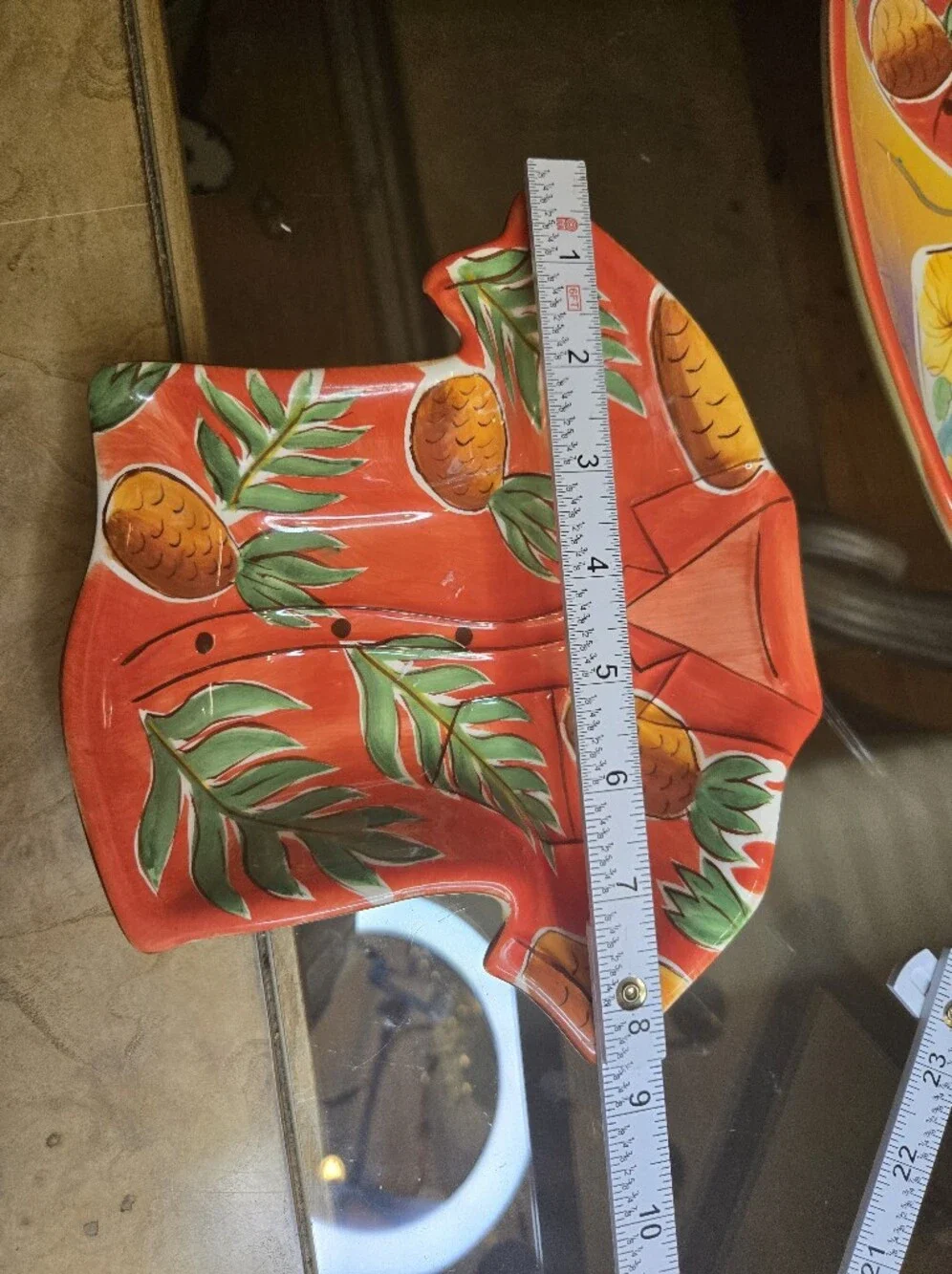 Clay Art Handpainted Hawaiian Shirt Tropical Chip And Dip Set